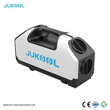 Op batterijen werkende draagbare airconditioner voor in de auto